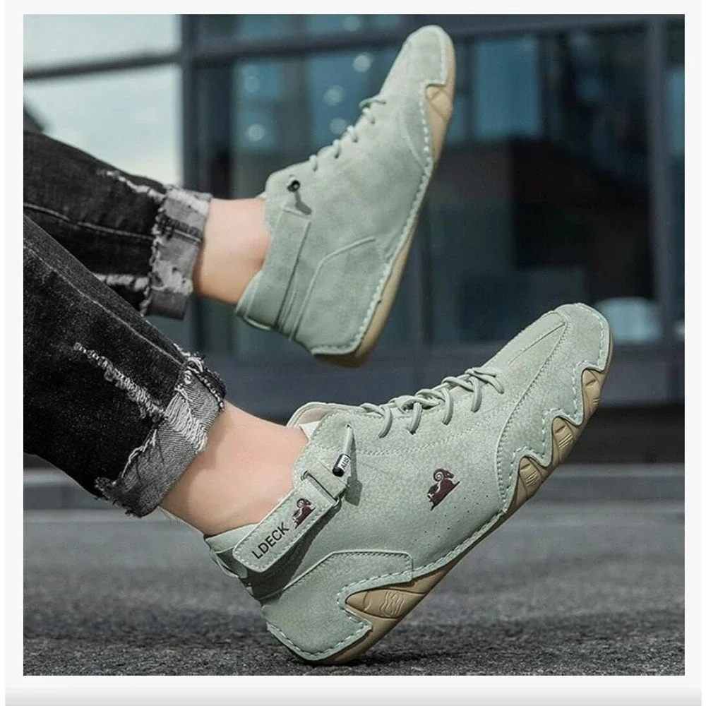 Ldeck Men's Waterproof‎ High Top Chukka Boots